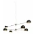 Lampa wisząca ASTRONOMY-6 biała 165 cm - ST-5335-6 white - Step Into Design